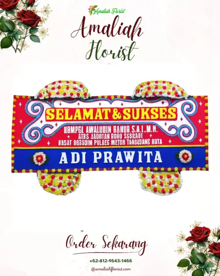 Papan Bunga Ucapan Selamat Pelangwot